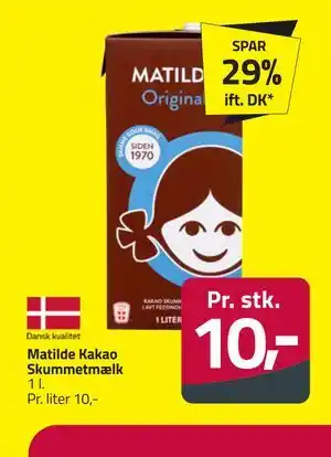 Fleggaard Matilde Kakao Skummetmælk tilbud