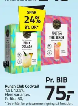 Fleggaard Punch Club Cocktail tilbud