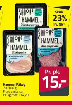 Fleggaard Hammel Pålæg tilbud