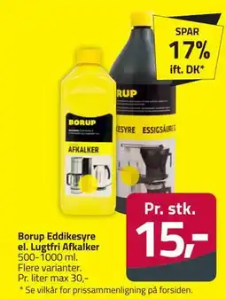 Fleggaard Borup Eddikesyre el. Lugtfri Afkalker tilbud