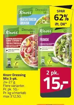 Fleggaard Knorr Dressing Mix 3-pk tilbud