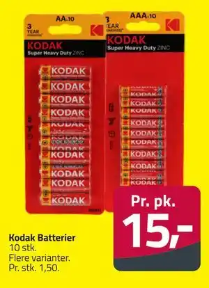 Fleggaard Kodak Batterier tilbud