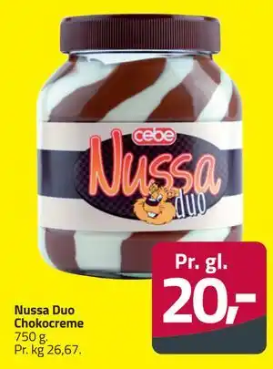 Fleggaard Nussa Duo Chokocreme tilbud