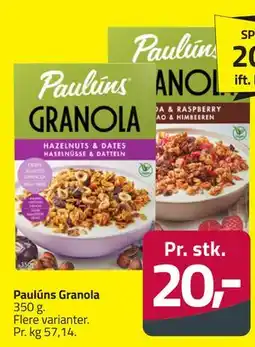 Fleggaard Paulúns Granola tilbud