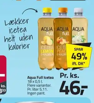 Fleggaard Aqua Full Icetea tilbud