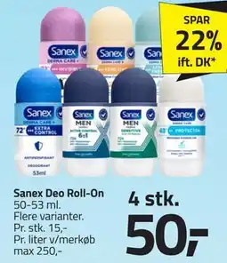 Fleggaard Sanex Deo Roll-On tilbud