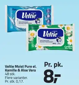 Fleggaard Veltie Moist Pure el. Kamille & Aloe Vera tilbud
