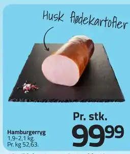 Fleggaard Hamburgerryg tilbud
