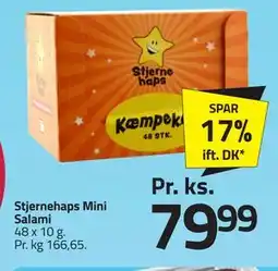Fleggaard Stjernehaps Mini Salami tilbud