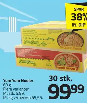 Fleggaard Yum Yum Nudler tilbud