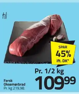 Fleggaard Fersk Oksemørbrad tilbud