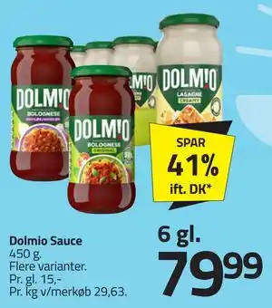 Fleggaard Dolmio Sauce tilbud