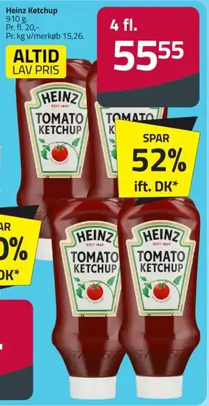 Fleggaard Heinz Ketchup tilbud