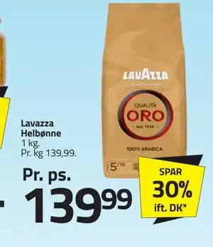 Fleggaard Lavazza Helbønne tilbud