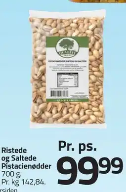 Fleggaard Ristede og Saltede Pistacienødder tilbud