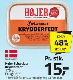 Fleggaard Højer Schweizer Krydderfedt tilbud