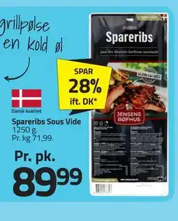 Fleggaard Spareribs Sous Vide tilbud