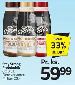 Fleggaard Stay Strong Proteindrik tilbud