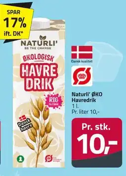 Fleggaard Naturli’ ØKO Havredrik tilbud