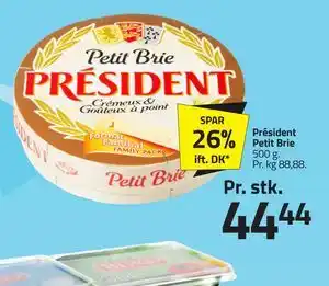 Fleggaard Président Petit Brie tilbud