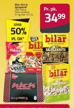 Fleggaard Bilar, Kick el. Djungelvrål tilbud