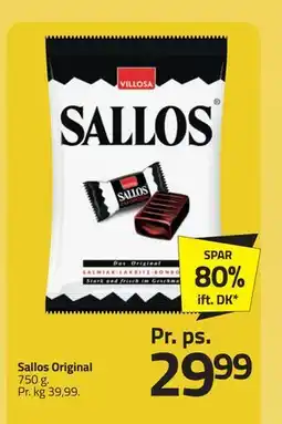 Fleggaard Sallos Original tilbud