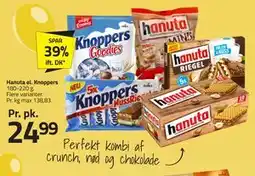 Fleggaard Hanuta el. Knoppers tilbud