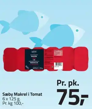 Fleggaard Sæby Makrel i Tomat tilbud