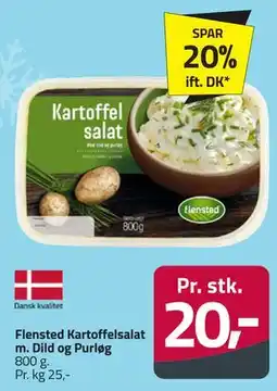 Fleggaard Flensted Kartoffelsalat m. Dild og Purløg tilbud