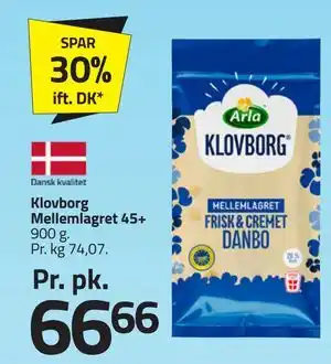 Fleggaard Klovborg Mellemlagret 45+ tilbud