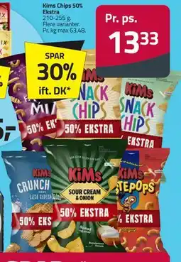 Fleggaard Kims Chips 50% Ekstra tilbud