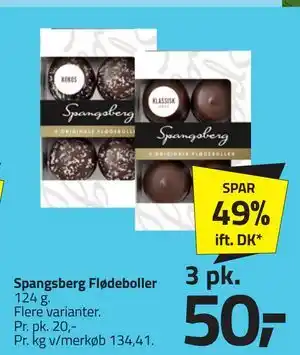 Fleggaard Spangsberg Flødeboller tilbud