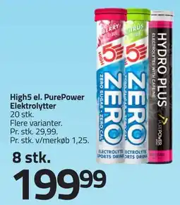 Fleggaard High5 el. PurePower Elektrolytter tilbud