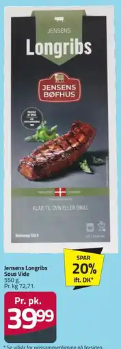 Fleggaard Jensens Longribs Sous Vide tilbud