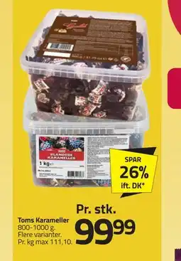 Fleggaard Toms Karameller tilbud
