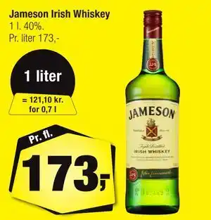 Calle Jameson Irish Whiskey tilbud