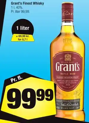 Calle Grant's Finest Whisky tilbud