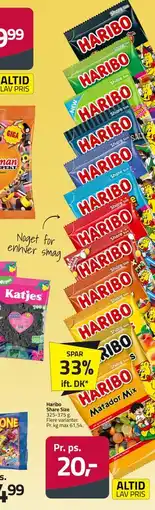 Fleggaard Haribo Share Size tilbud