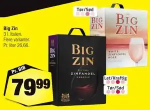 Calle Big Zin tilbud