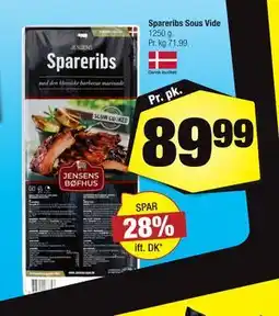 Calle Spareribs Sous Vide tilbud