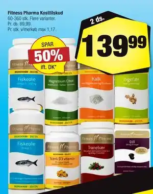 Calle Fitness Pharma Kosttilskud tilbud