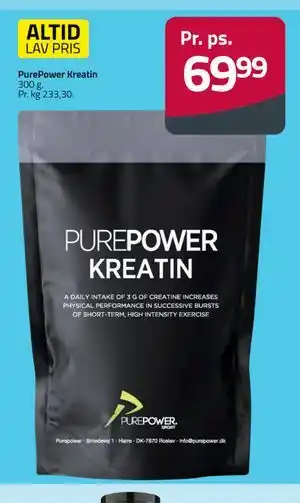 Fleggaard PurePower Kreatin tilbud