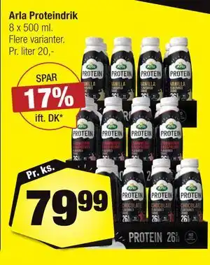Calle Arla Proteindrik tilbud