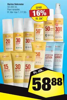 Calle Derma Solcreme tilbud