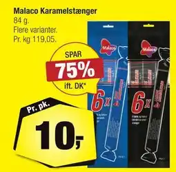 Calle Malaco Karamelstænger tilbud