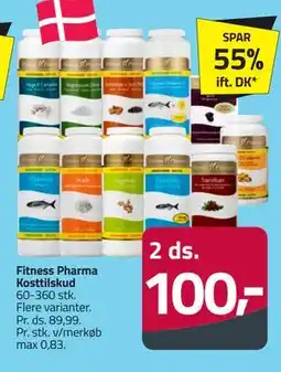 Fleggaard Fitness Pharma Kosttilskud tilbud