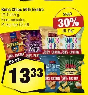 Calle Kims Chips 50% Ekstra tilbud