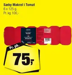 Calle Sæby Makrel i Tomat tilbud