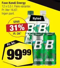 Calle Faxe Kondi Energy tilbud