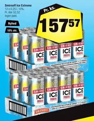 Calle Smirnoff Ice Extreme tilbud
